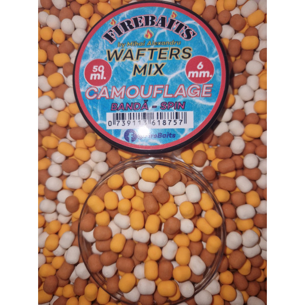 Wafters Mix Camouflage 6mm - BANDA SPIN
